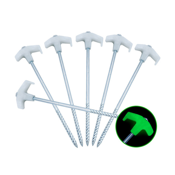 高强度荧光碳钢地钉